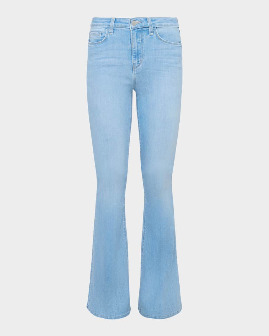 L'Agence Marty High-Rise Flare Jeans | Neiman Marcus