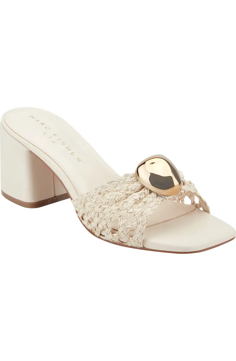 Farrel Embellished Square Toe Slide Sandal (Women) | Nordstrom