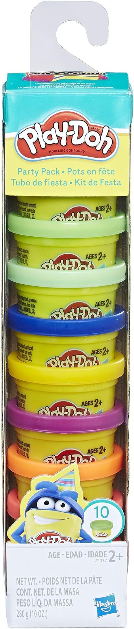 Play-Doh Party Pack 10 1oz Cans of Assorted Color | Amazon (US)
