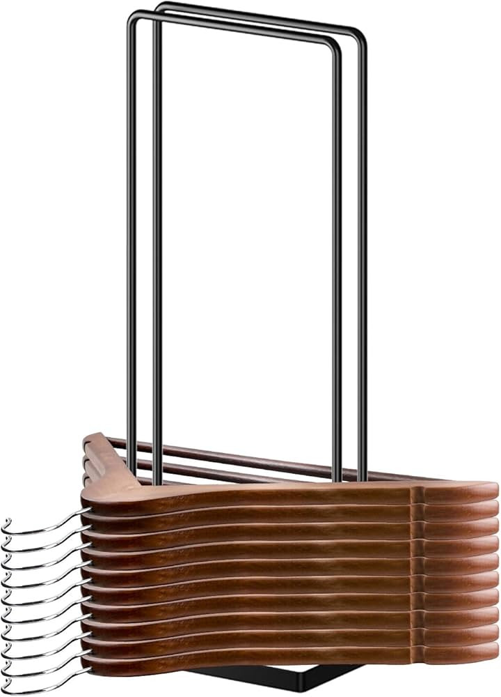 Hanger Organizer Stacker, Clothes Hanger Holder for Closet Laundry Room, Hange Stacker Hold up 11... | Amazon (US)