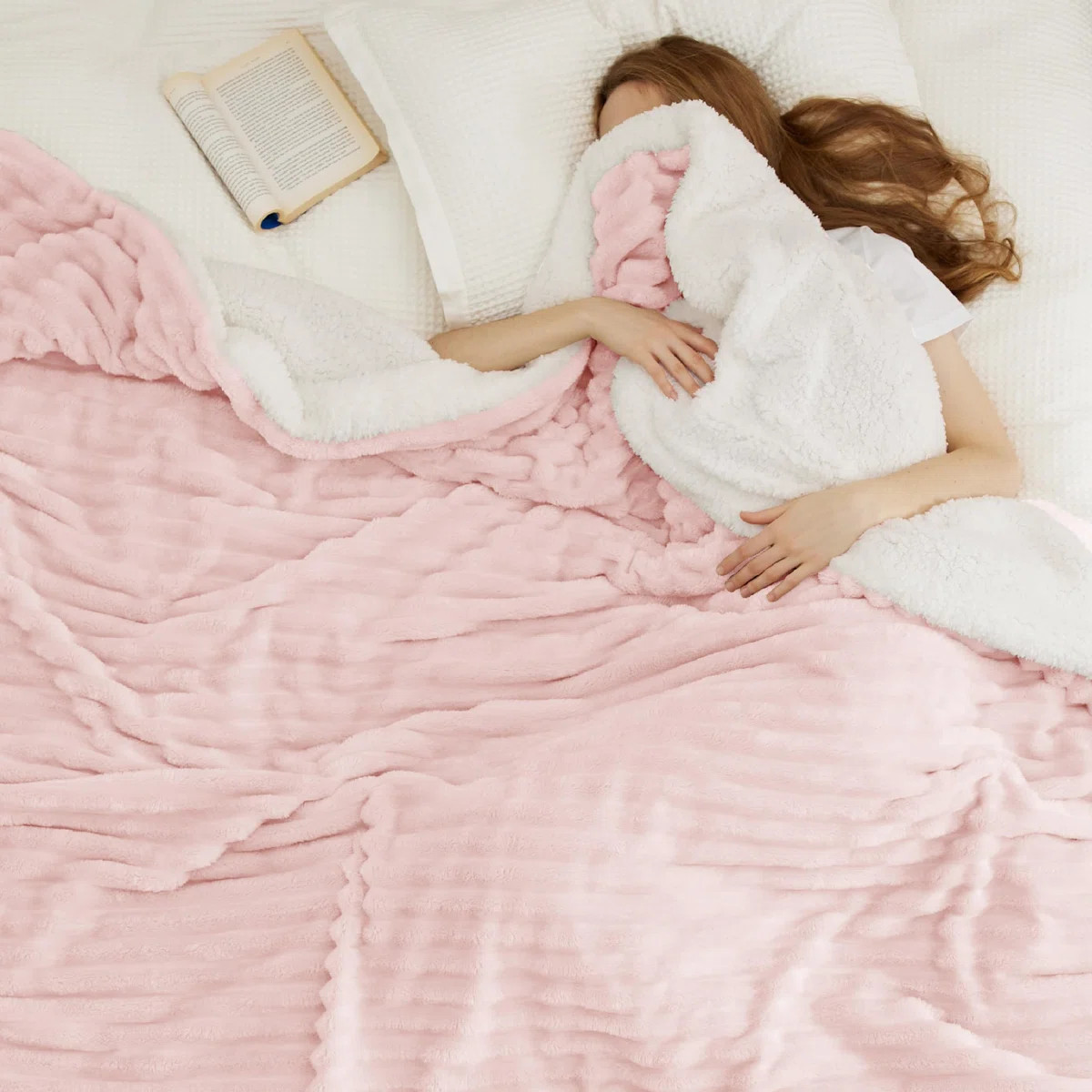 Bedsure 300gsm Soft Sherpa Fleece Blanket, GentleSoft Plush & Fluffy Spring Throw Gift | Wayfair North America