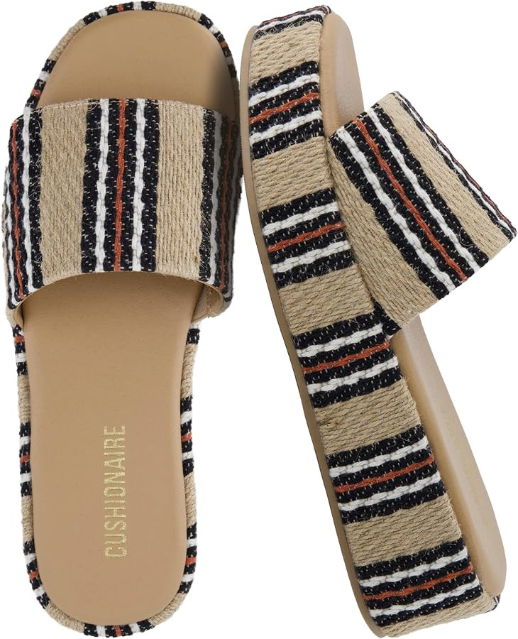 CUSHIONAIRE Women's Kudos Platform Slide Sandals | Amazon (US)