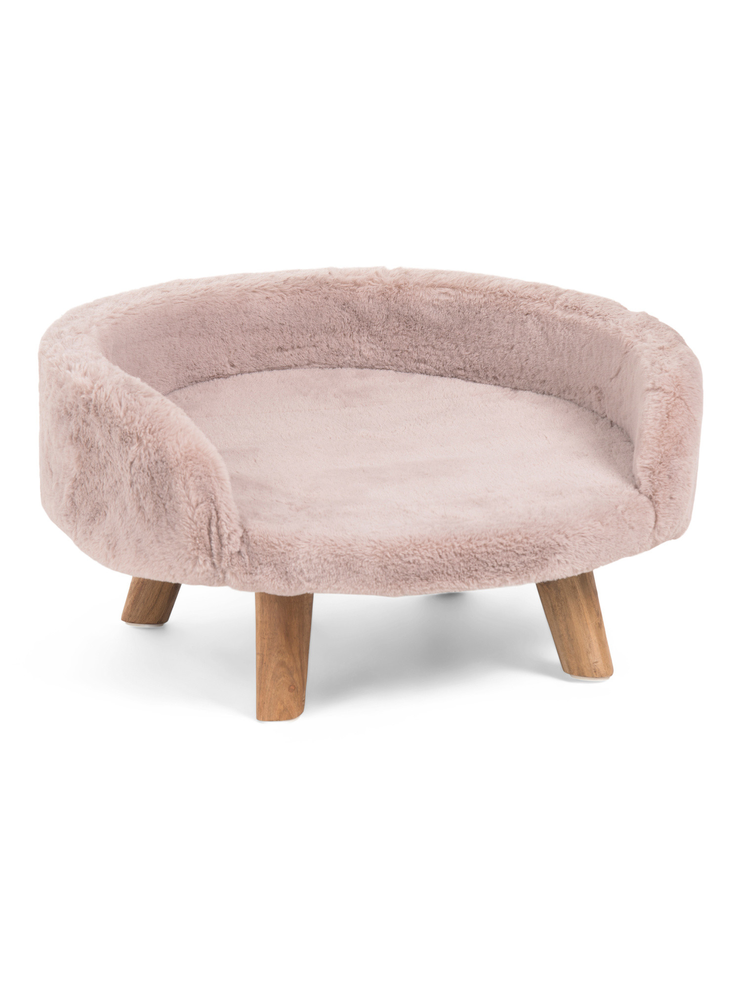 20x10 Round Pet Bed With Wooden Legs | TJ Maxx