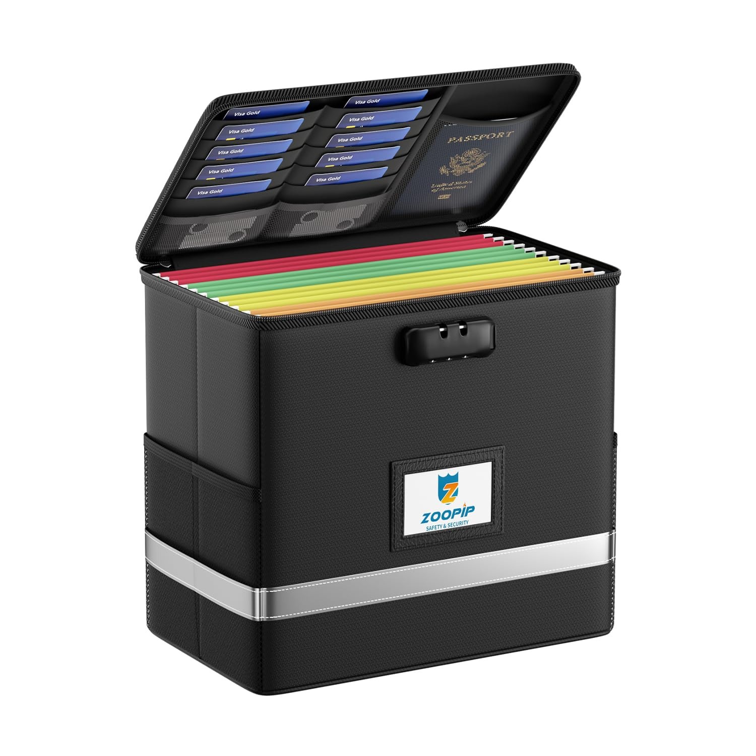 Fireproof File Box with Lock, Document Box Storage Organizer, Suitable for Hanging File Folders i... | Amazon (US)