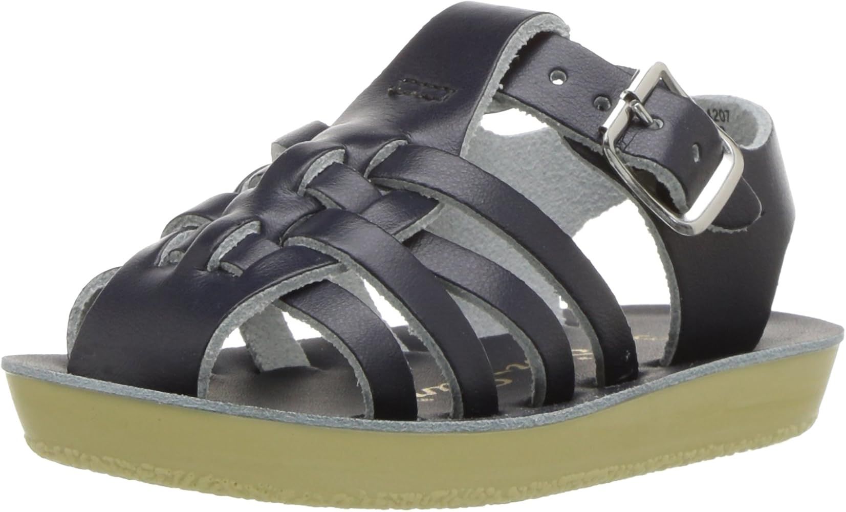 Salt Water Sandals Unisex-Child Sun-san Sailor Flat Sandal | Amazon (US)