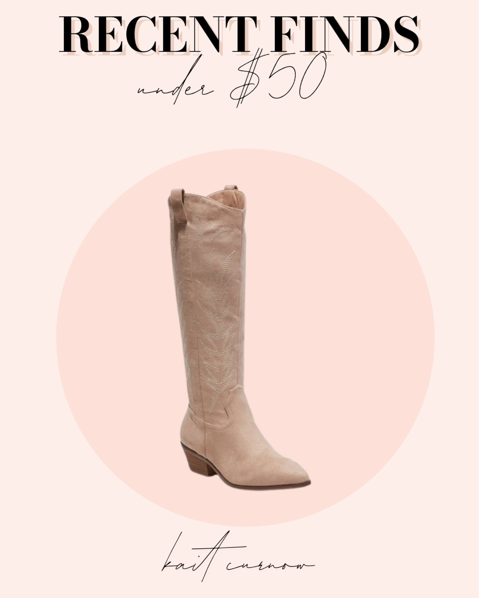 Recent finds under $50! Target western style boots! They come in 4+ colors and are true to size! 

#LTKstyletip #LTKshoecrush #LTKunder50