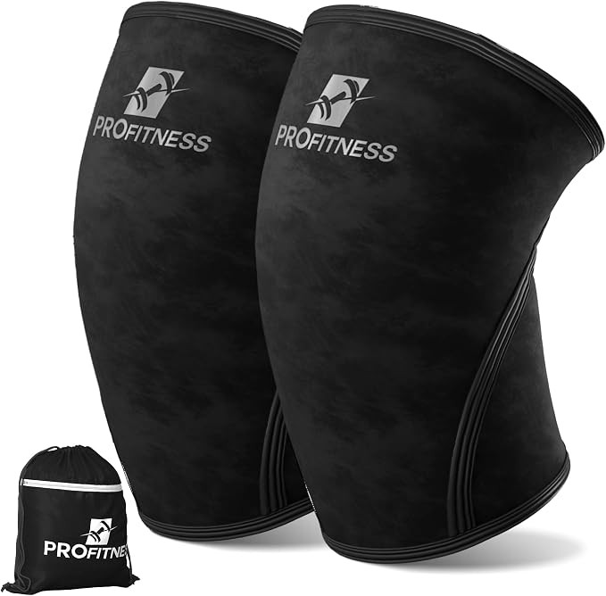 ProFitness Knee Sleeves Weightlifting Men & Women - 7mm Thick Premium Neoprene Weight Lifting Kne... | Amazon (US)