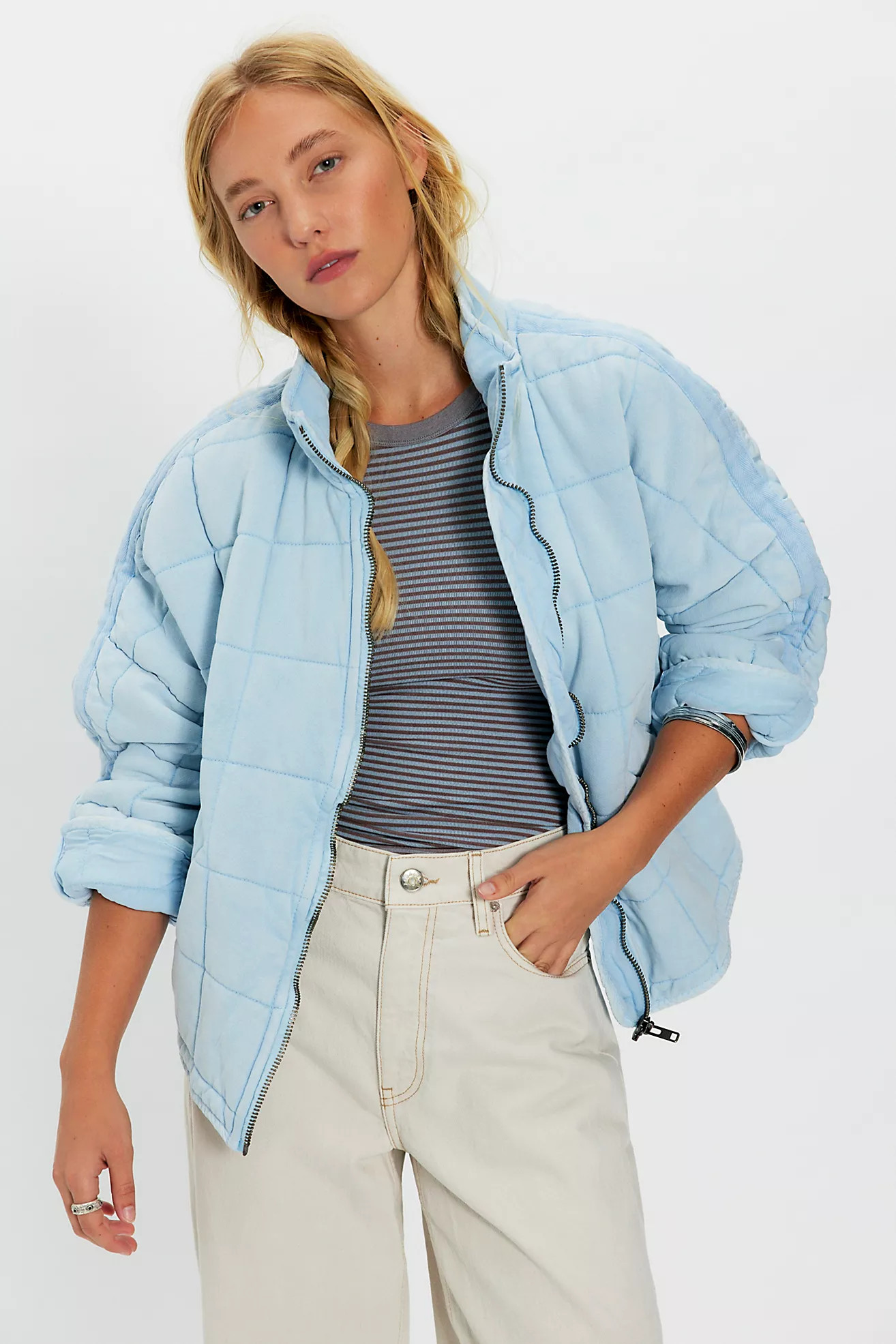 Dolman Quilted Knit Jacket | Free People (Global - UK&FR Excluded)