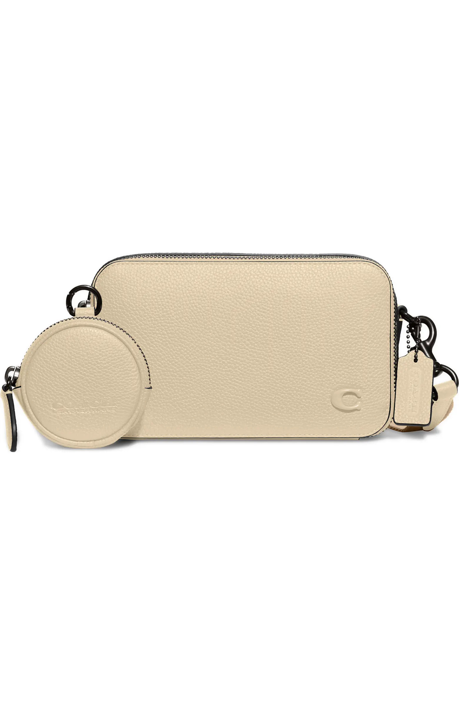 Charter Slim Pebble Leather Crossbody Bag | Nordstrom