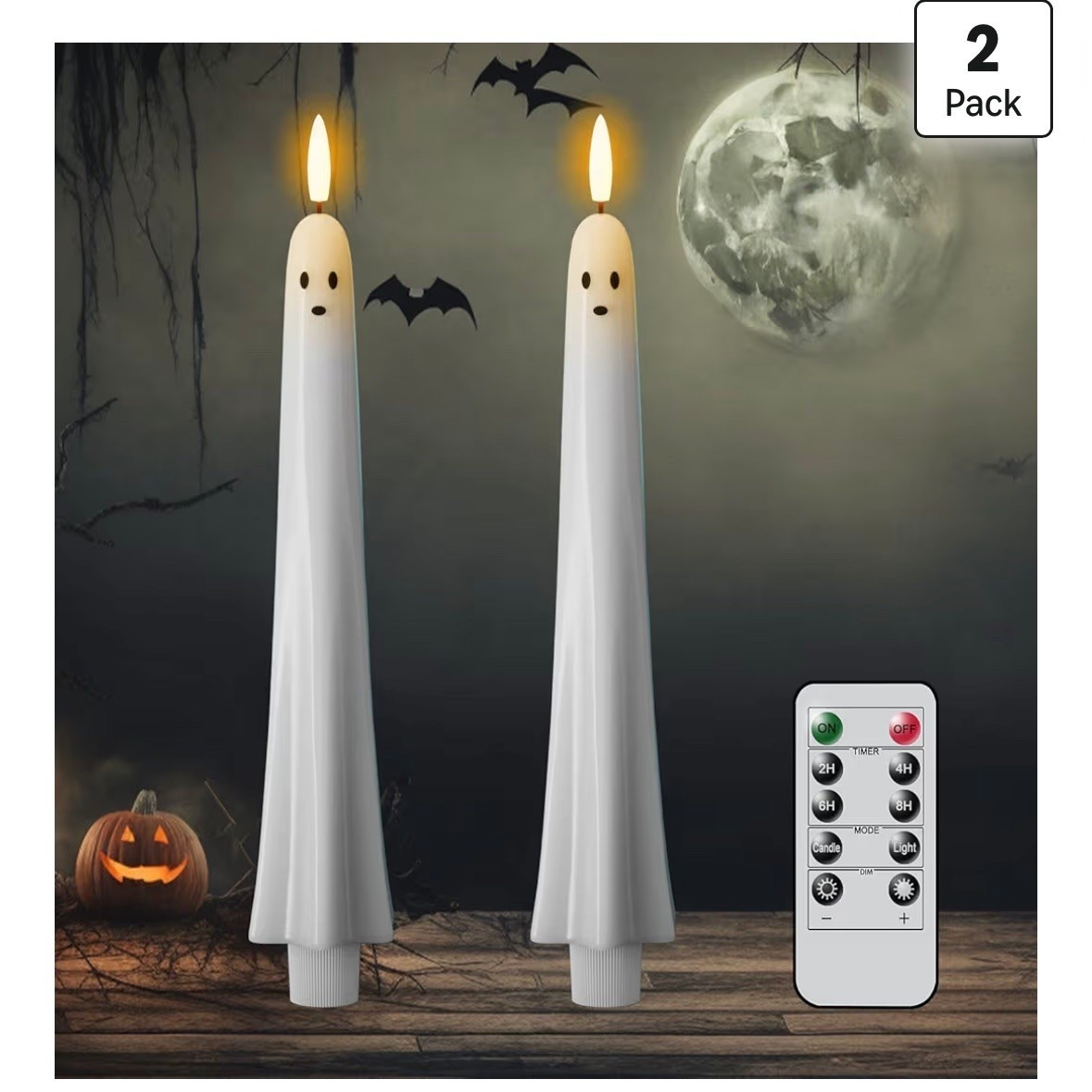 Flameless Ghost Taper Candles

#LTKHome #LTKSaleAlert #LTKSeasonal