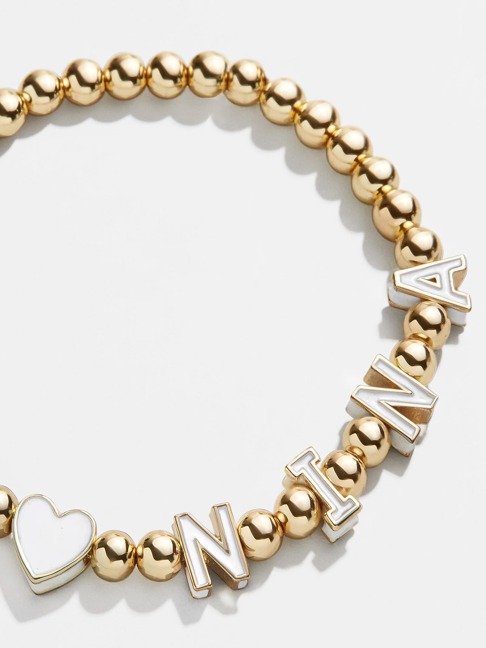 Custom Cutout Pisa Bracelet - White | BaubleBar (US)