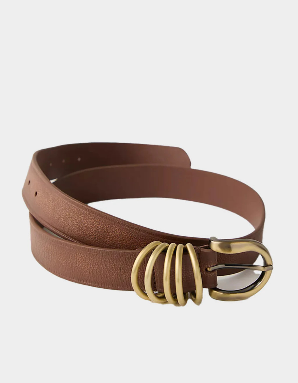 Rori Leather Belt - Cognac // Free People | Ama La Vita