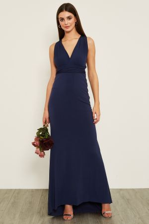 TFNC Multi Way Navy Maxi Dress | TFNC
