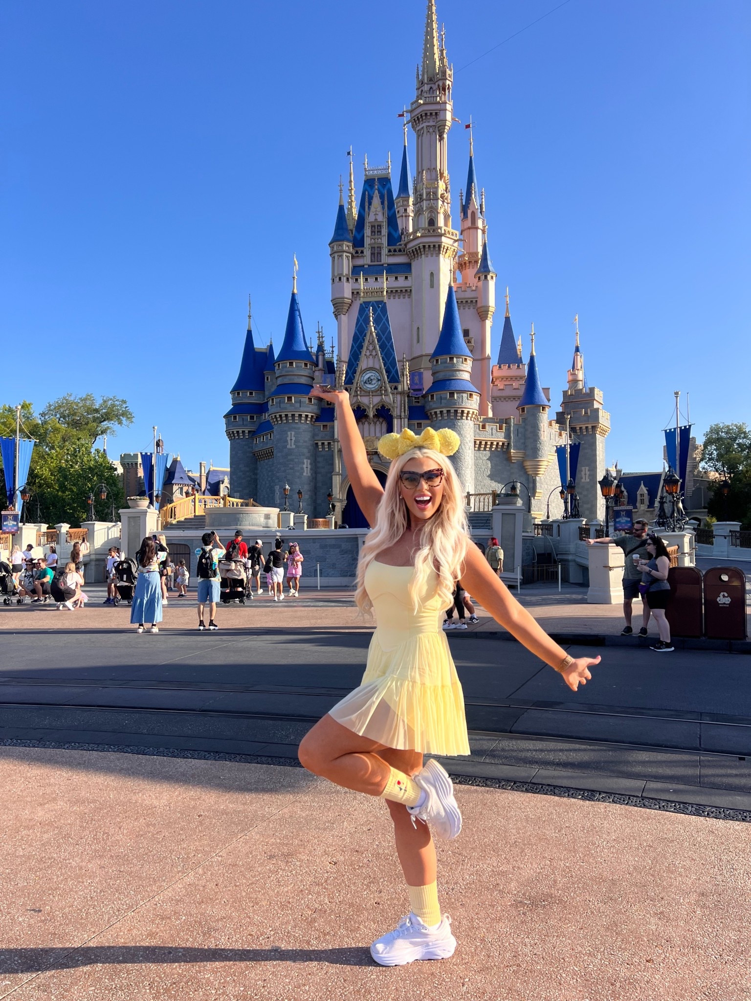 Magical time at Magic a kingdom doing a little Belle Disney Bound. Also linked a perfect Amazon look a like for this outfit. Wearing a small  ✨

#LTKActive #LTKFindsUnder100 #LTKTravel