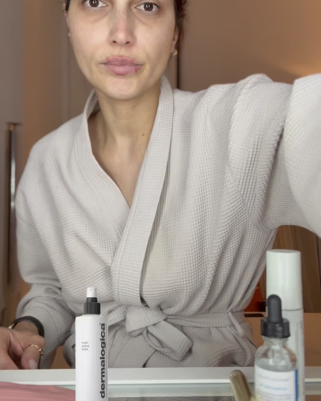 After a lot of trial & error, I finally found a skincare routine that truly works for my skin .
I focus on consistency, hydration, and smart layering instead of overloading my skin. My routine is built around a few key steps: antioxidant protection in the morning, deep hydration, targeted treatments at night, and always SPF.
I rotate my actives (like retinol and peptide serums) instead of mixing everything at once, and I listen to my skin — some days it needs more glow, other days just calm + repair.

This balance is what gave me that healthy, smooth, effortless skin look 
I have linked the products I have been using since few months 

#LTKsummer #LTKbeauty #LTKstyletip