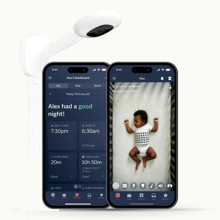 Nanit Pro Smart Baby Monitor – HD Wall-Mount Camera, Real-Time Sleep & Breathing Tracking | Walmart (US)