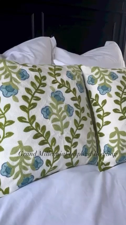 Grand Millennial Bedding + all from Amazon or Target. 