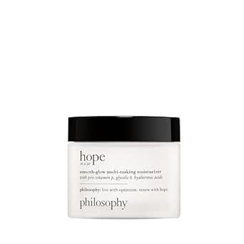 philosophy hope in a jar smooth-glow multi-tasking face moisturizer - with pro-vitamin P, glycoli... | Amazon (US)