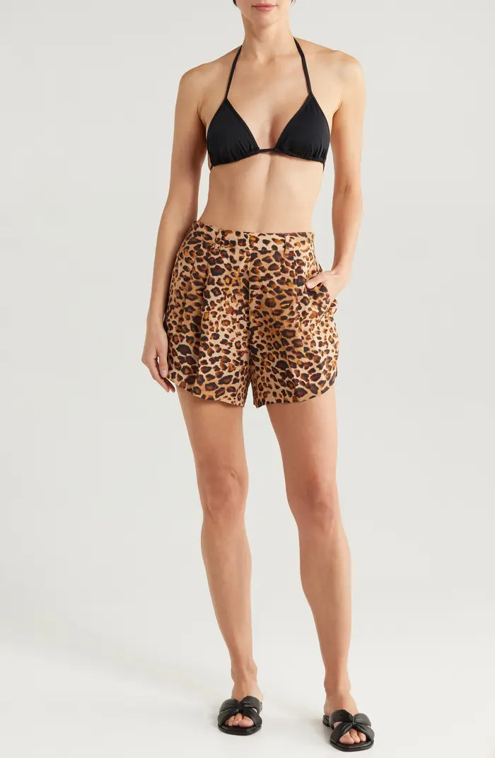 Vitamin A® The Getaway Linen Cover-Up Shorts | Nordstrom | Nordstrom