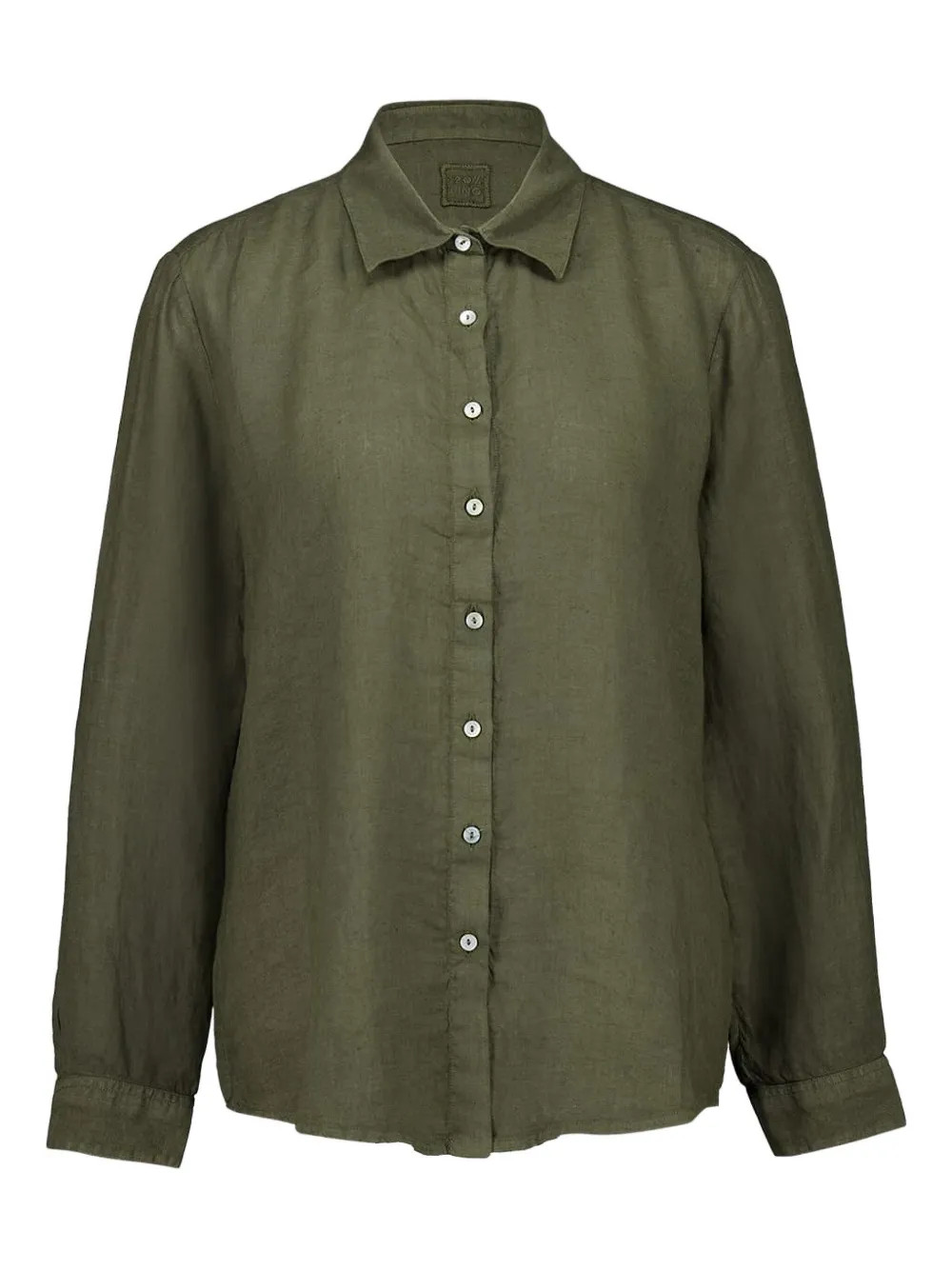 120% Lino Linen Shirt | Green | FARFETCH IE | Farfetch Global
