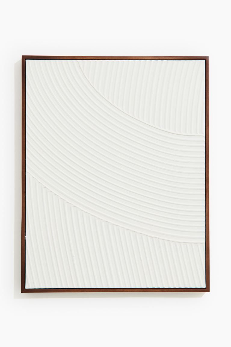 Wall Art - White/patterned - Home All | H&M US | H&M (US + CA)