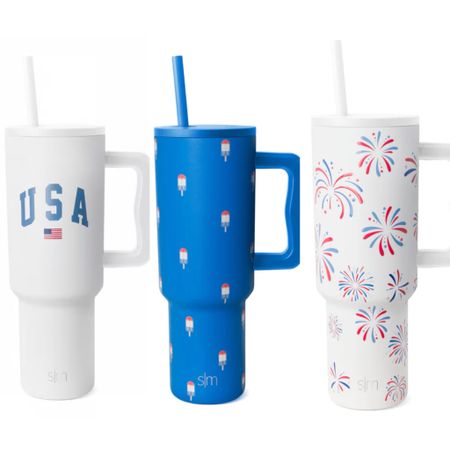 The cutest new red white and blue simple modern tumblers ! 


#LTKFindsUnder50