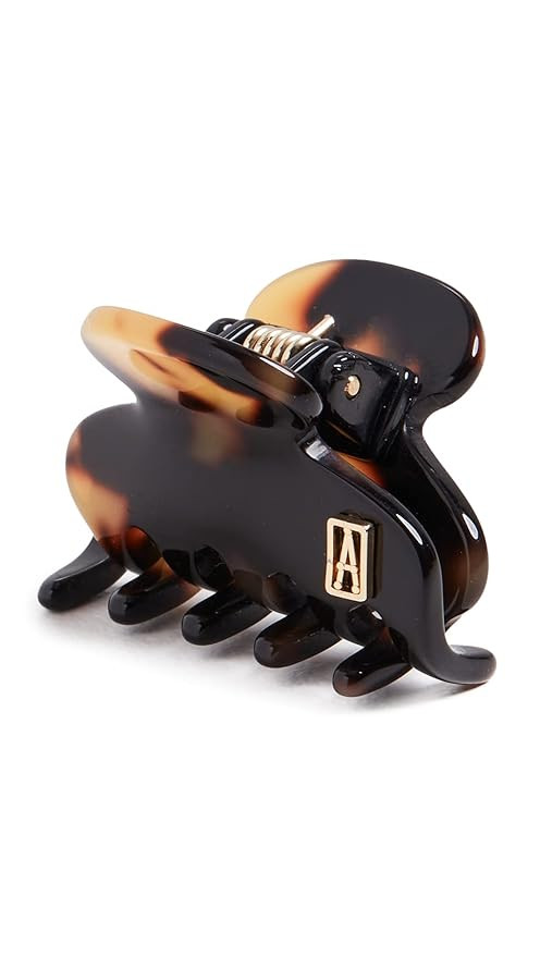Alexandre de Paris Women's Small Jaw Clip, Tokyo Tortoise, Tan, Print, One Size | Amazon (US)