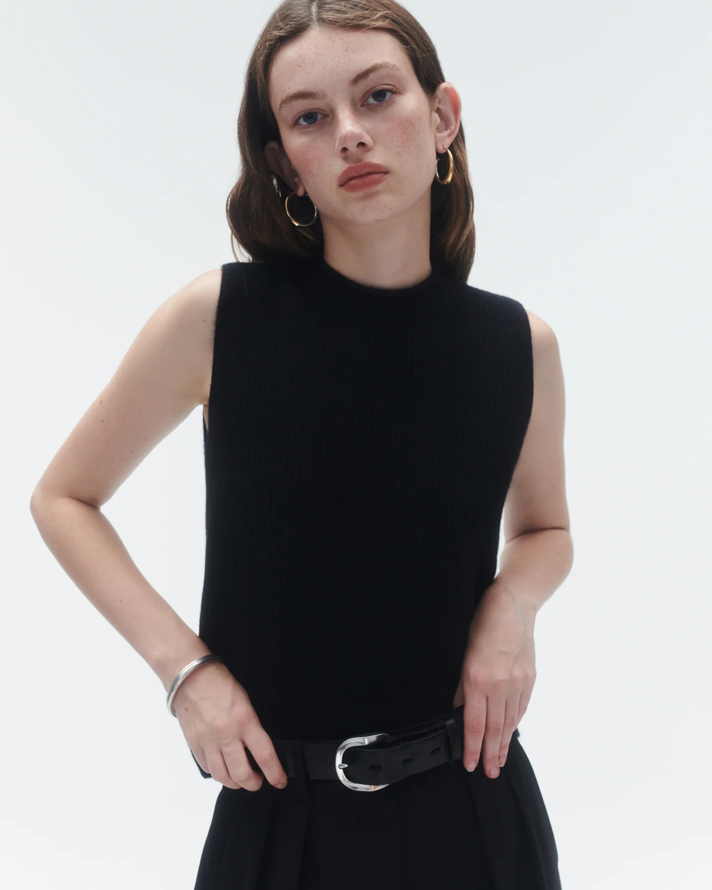 Layer Up! Vest - Black | Guest In Residence