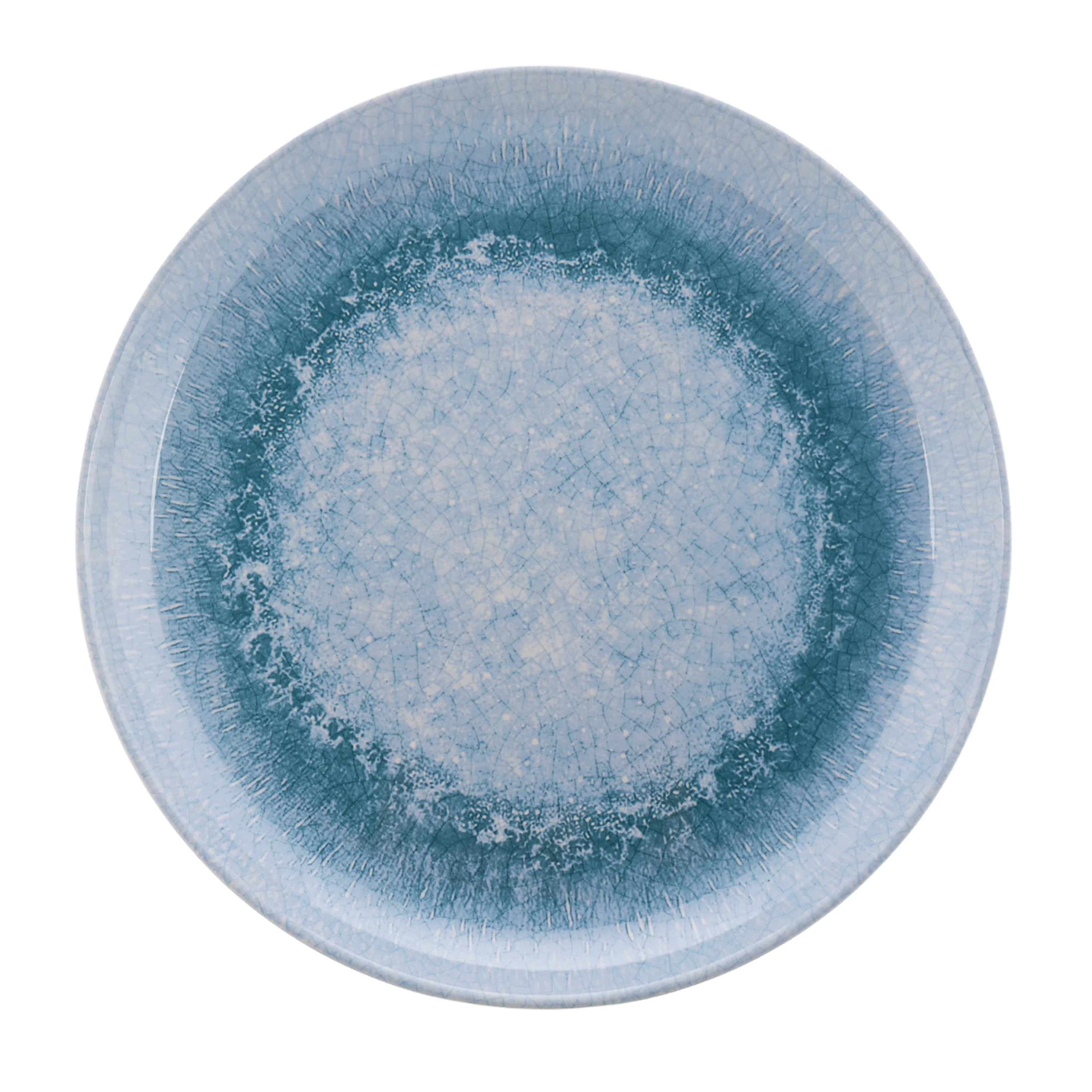 Better Homes & Gardens Eco-Friendly Bamboo Melamine Blue Dinner Plate 10.75 Inch | Walmart (US)