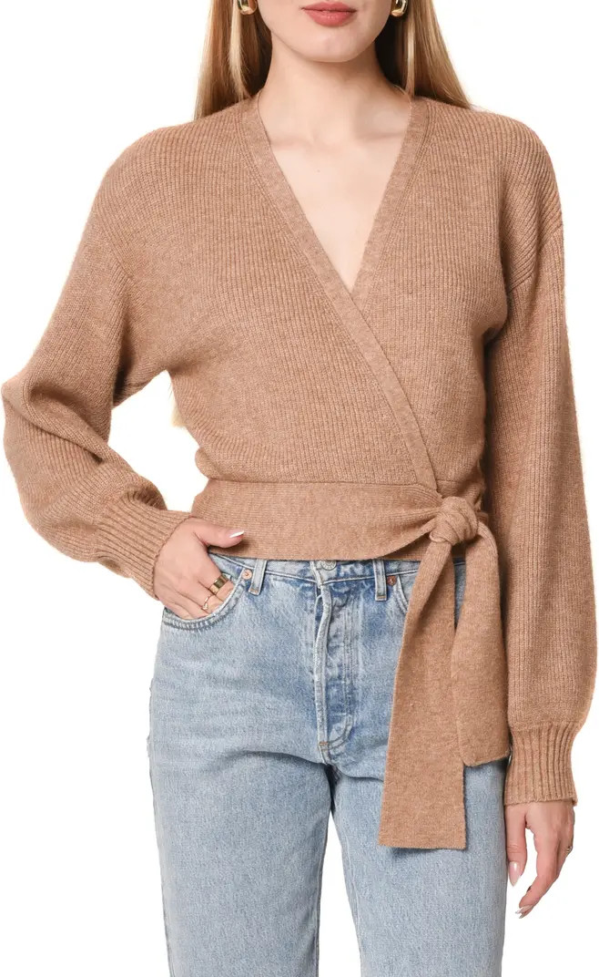 Sterling Wrap SweaterWAYF | Nordstrom