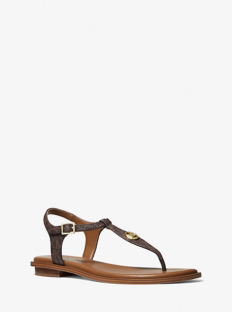 Mallory Logo T-Strap Sandal | Michael Kors US