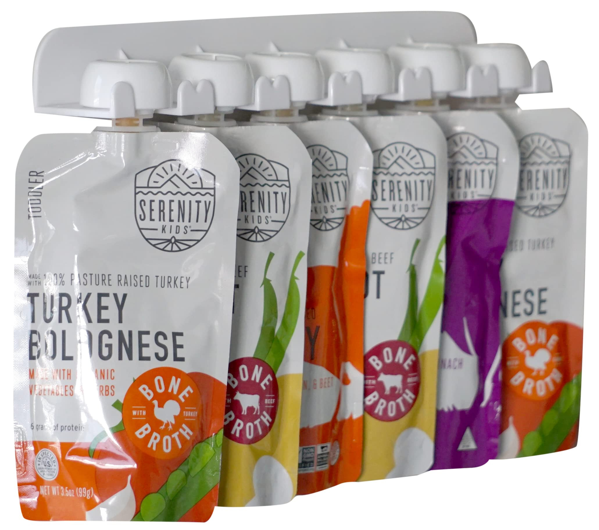 Storage Theory Food Pouch Hanger Organizer for Kitchen Pantry, Cabinet and Refrigerator - Peel an... | Amazon (US)