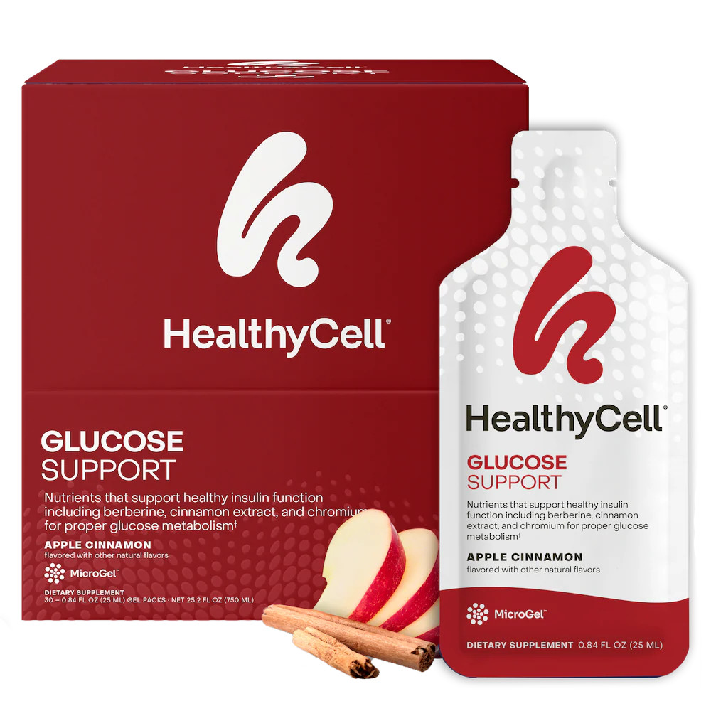 Glucose Support - 1 Box | 30 gel packs | Healthycell