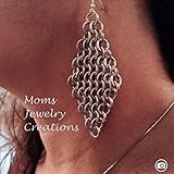 Chainmaille Chandelier Earrings Diamond Shaped | Amazon (US)