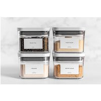 Pantry Labels Minimal Design Water Resistant Customized & Kitchen Home Organization Durable | Etsy (US)