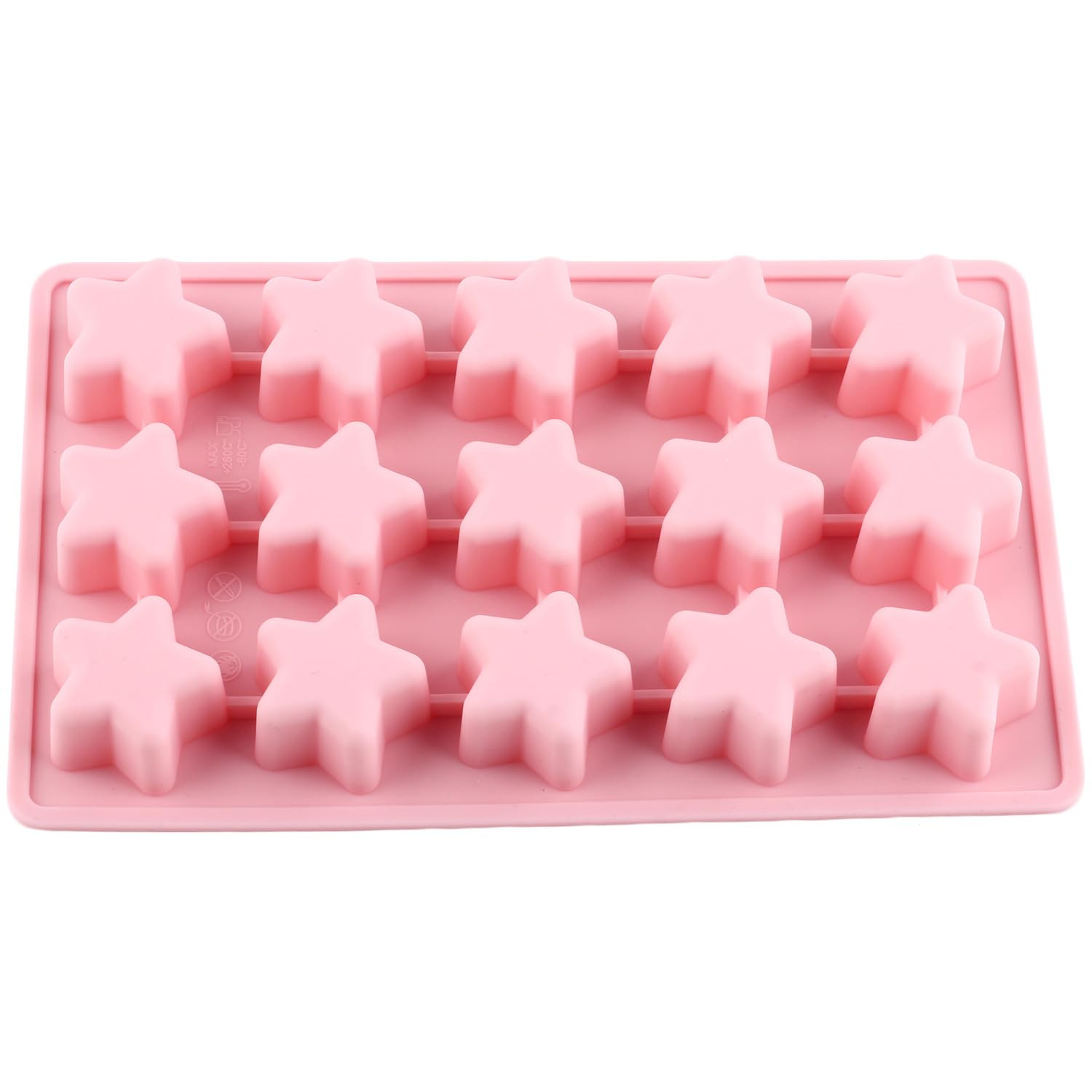 15 Cavity Star Shaped Chocolate Molds Star Silicone Mold For Chocolate Candy | Amazon (US)