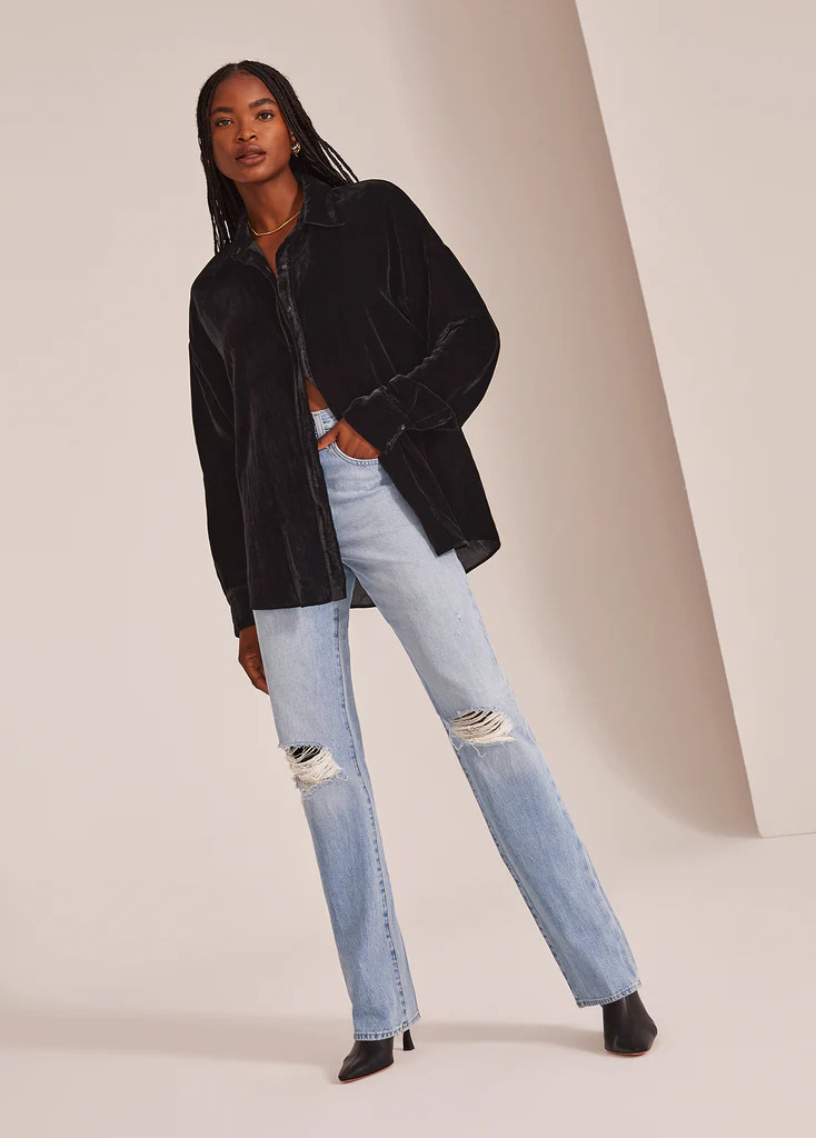 THE VELVET EX-BOYFRIEND SHIRT | Favorite Daughter