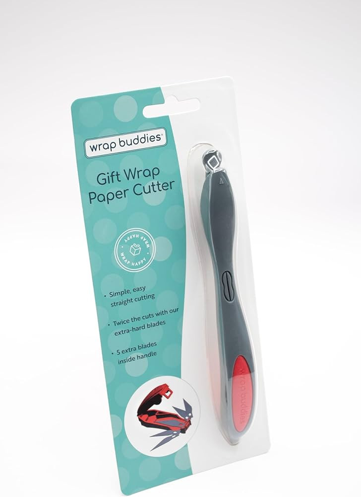 Wrap Buddies Gift Wrap Cutter - Wrapping Paper Cutter for Seamless Cutting, Gift Wrap Cutter Tool... | Amazon (US)