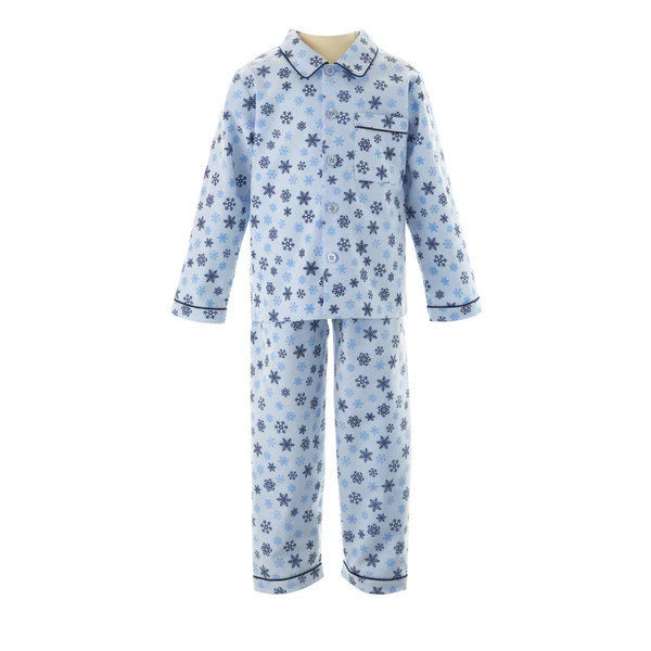 Snowflake Brushed Cotton Pyjamas | Rachel Riley