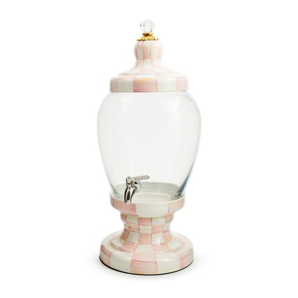 MacKenzie-Childs Rosy Check Beverage Hostess | MacKenzie-Childs