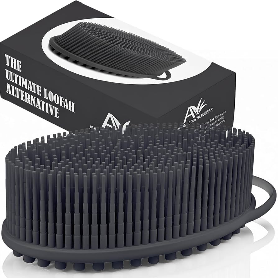 Avilana Silicone Body Scrubber – Gentle Shower Brush & Loofah Alternative- Food Grade & Lab Tes... | Amazon (US)