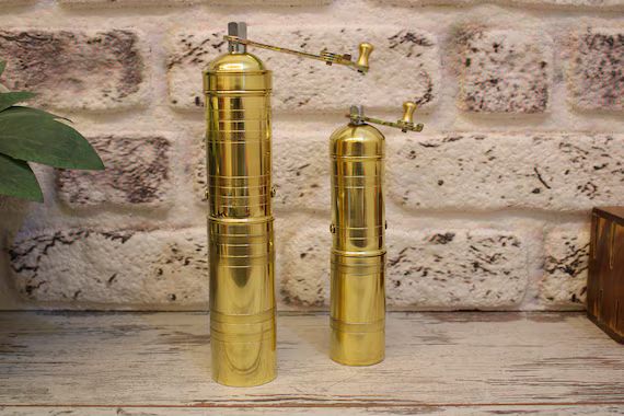 Traditional Turkish Coffee Grinder , Brass Coffee Mill, Kitchen Decor, High Quality | Etsy (US)