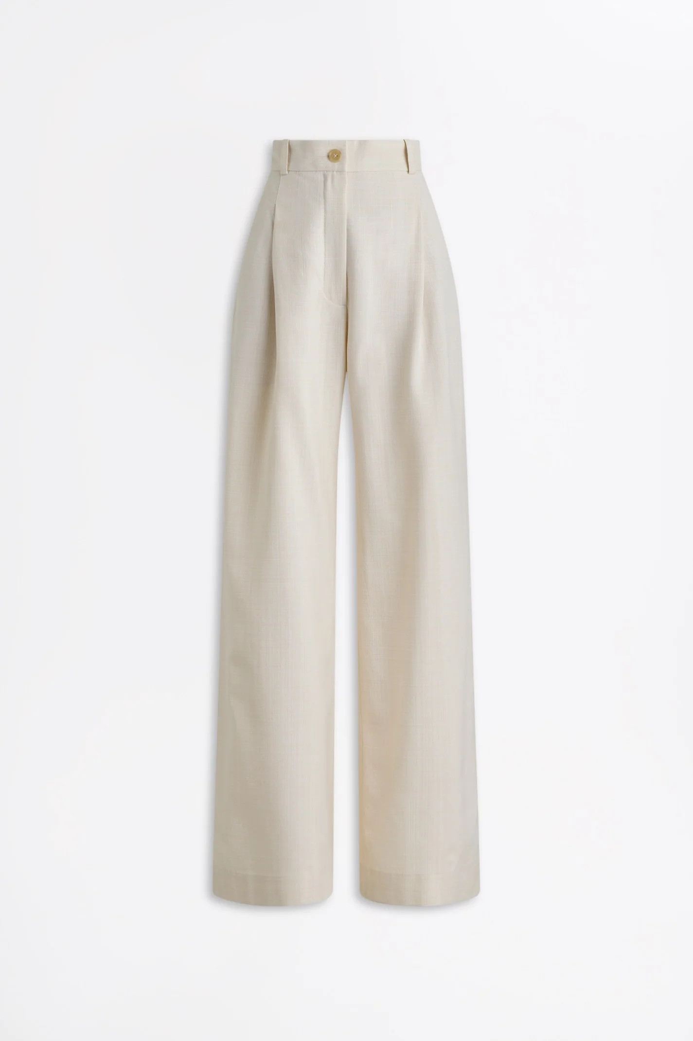 ITALIAN TEXTURED  TROUSER - ALABASTER - Scanlan Theodore | Scanlan Theodore AU