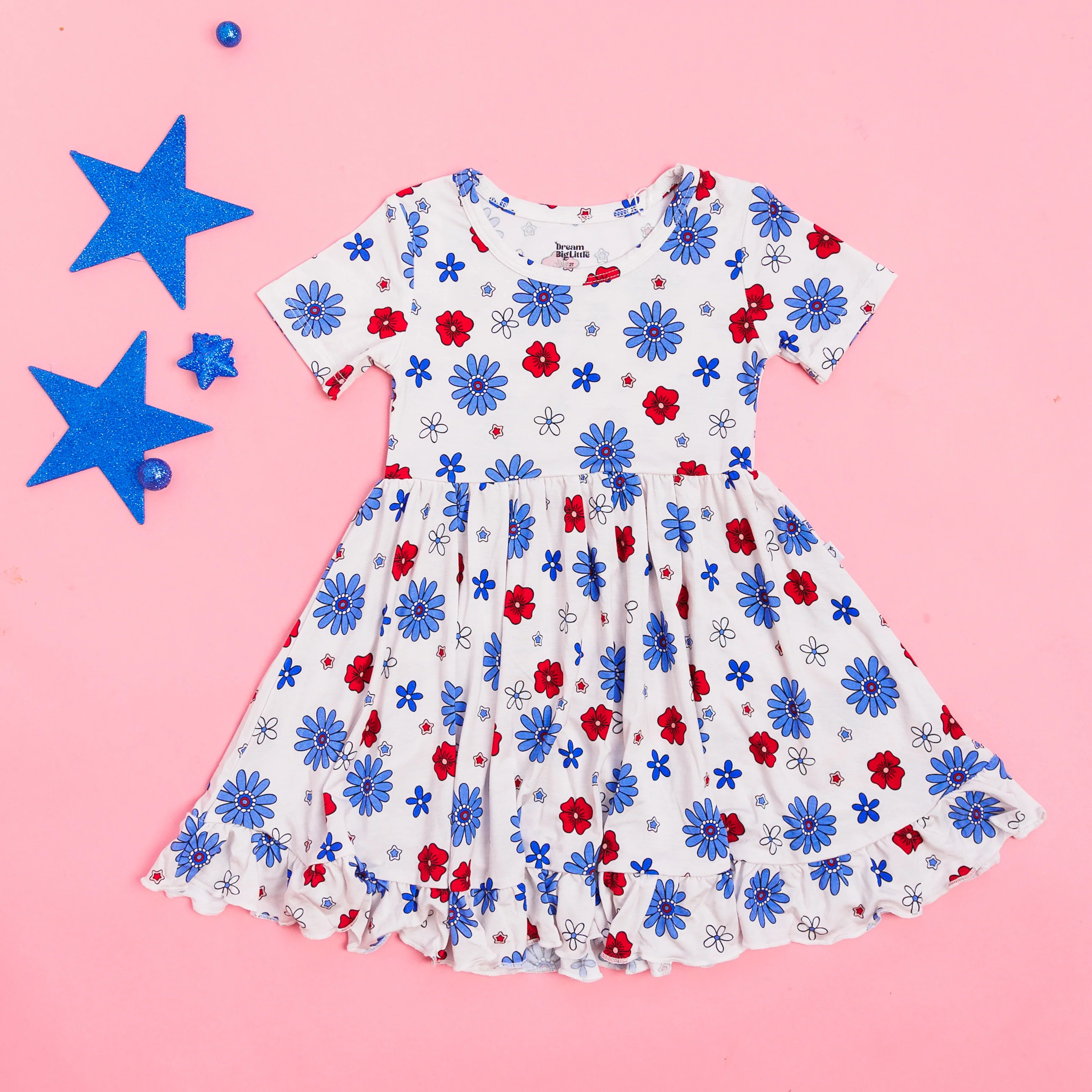 EXCLUSIVE FREEDOM BLOOMS DREAM RUFFLE DRESS | DREAM BIG LITTLE CO