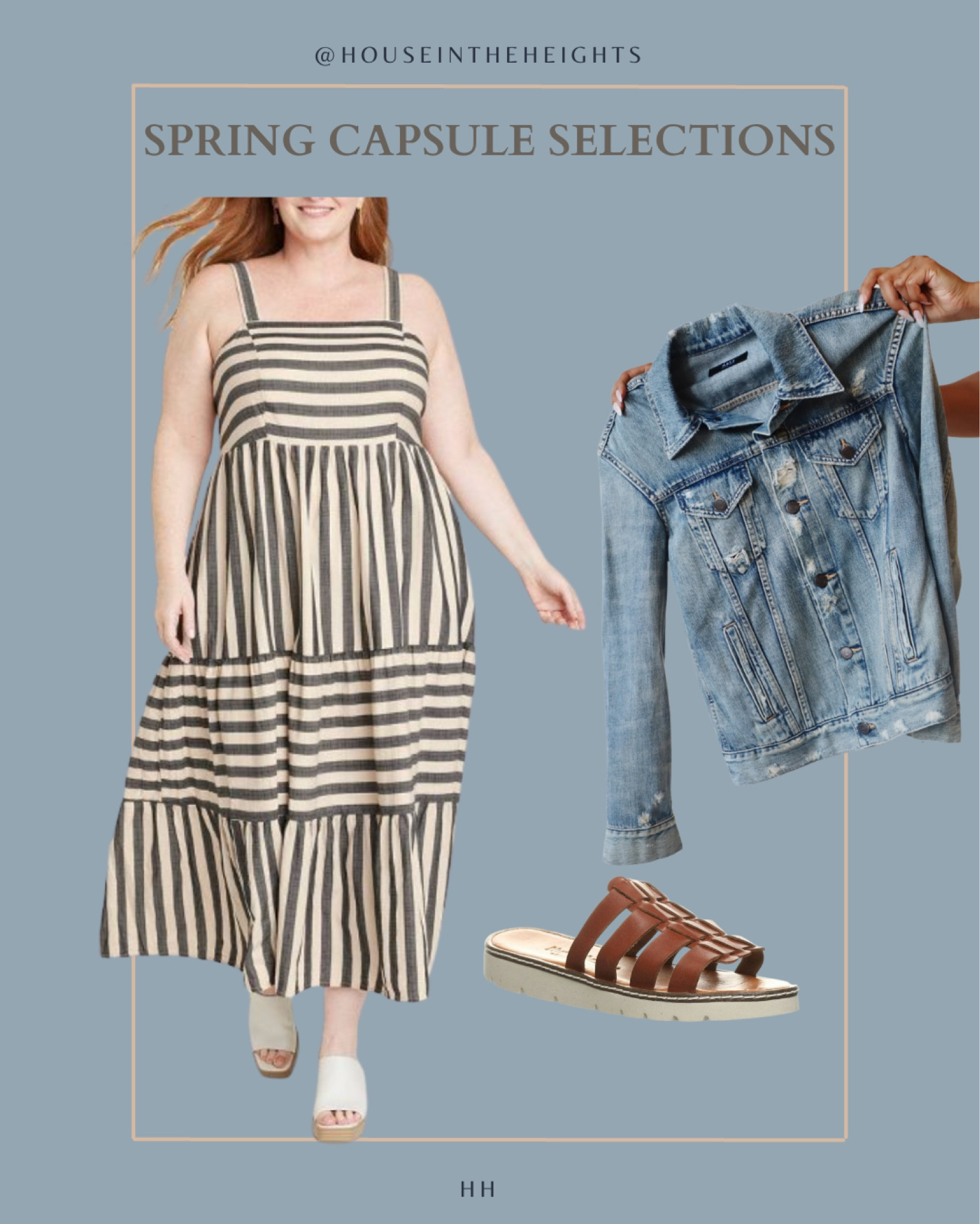 Spring capsule selections! Always need a dress + Jean jacket + sandals. 

Plus size clothes, curvy fashion, able clothing, target clothing, spring clothes 


#LTKshoecrush #LTKfit #LTKcurves