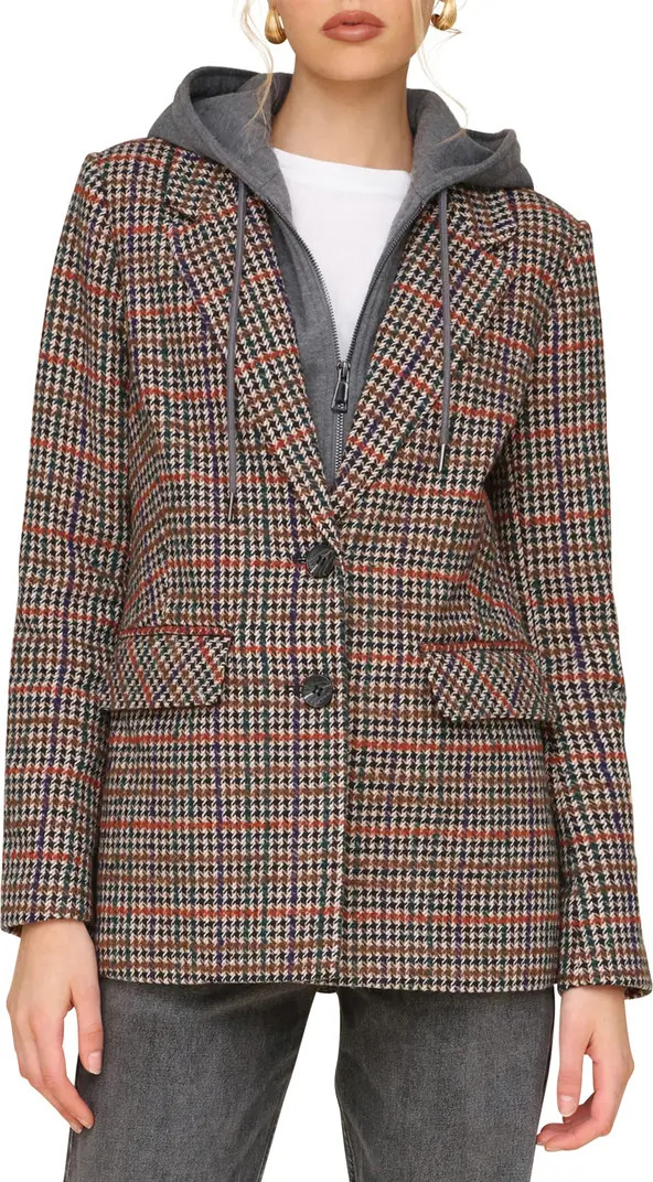 Avec Les Filles Plaid Dickey Blazer | Nordstrom | Nordstrom
