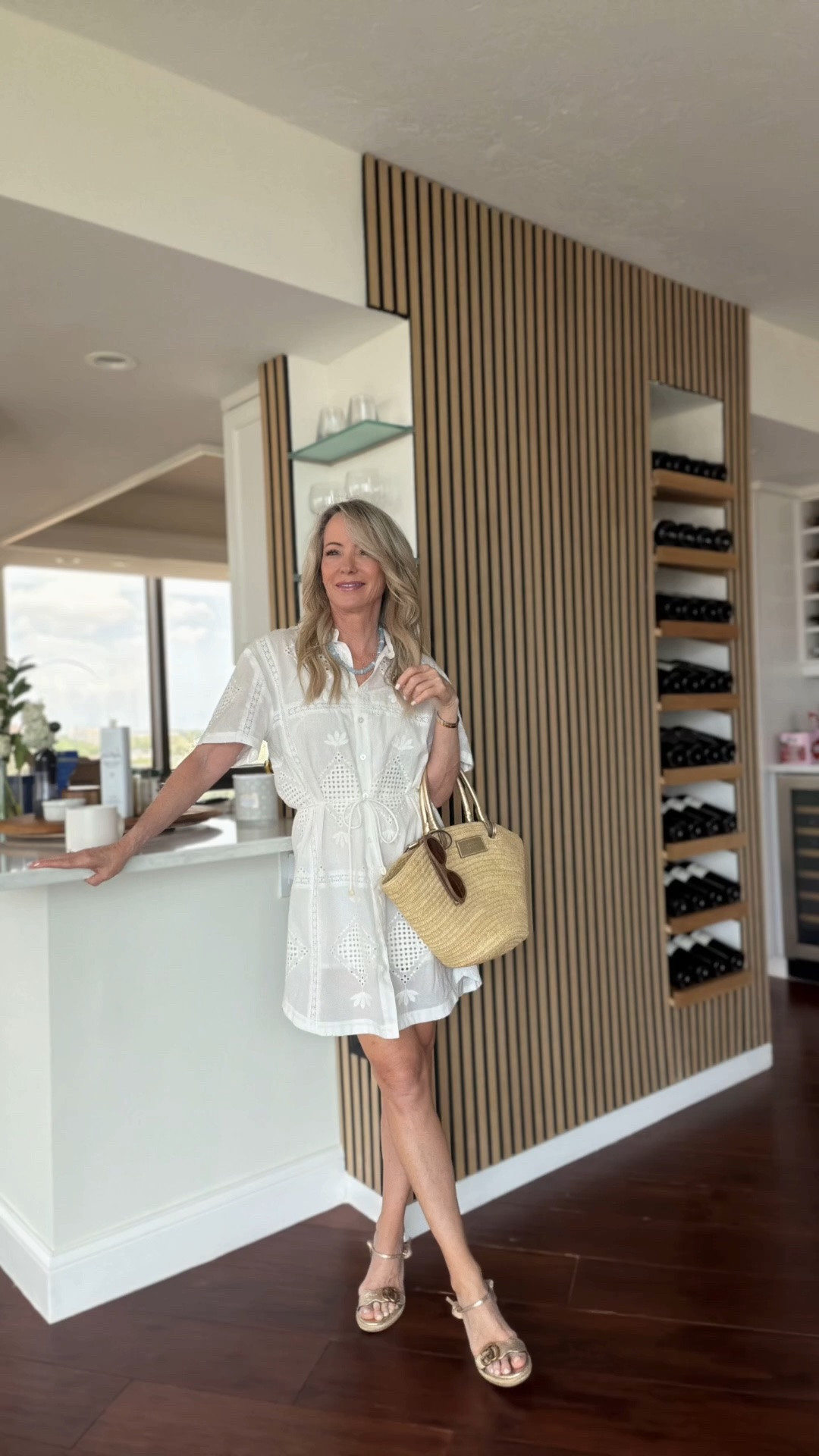 Simple, timeless, and perfect for summer. 

A white eyelet dress is one of those pieces you’ll wear year after year. I paired it with a woven tote, metallic sandals, and classic sunglasses for an effortless look that’s equally perfect for brunch, vacation, or dinner by the water.

Everything is linked in my LTK. Comes with a full slip under so its not see through!

#LTKootd #LTKOver40 #LTKSeasonal