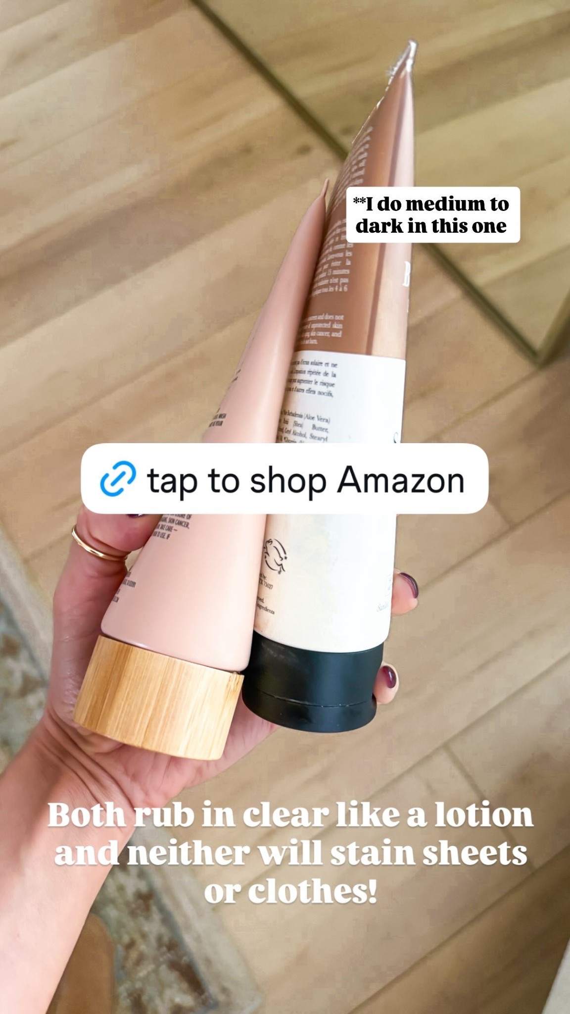 Both rub in clear like a lotion and neither will stain sheets or clothes! **I do medium to dark in this one. Let’s talk about my self-tanner and how I use it!  Both are clean-beauty options and you just need ONE!

#LTKBeauty #LTKFindsUnder50 #LTKPetite