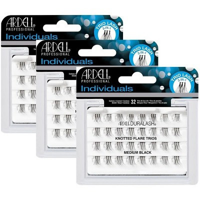 Ardell Individual Duralash Lashes #62158 - Medium Black (3-Pack) | Target