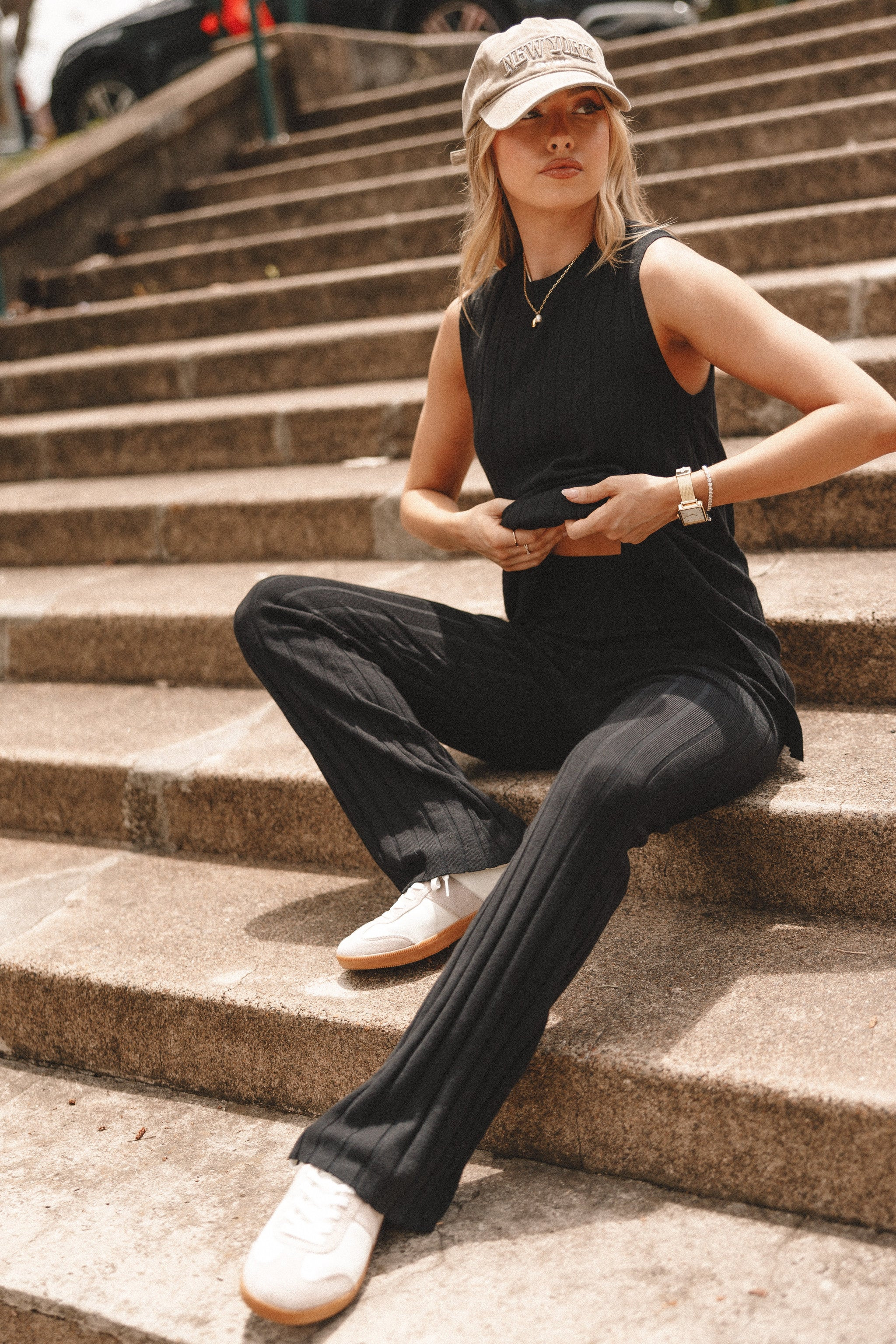 Silvie Knitted Set - Black | Petal & Pup (US)